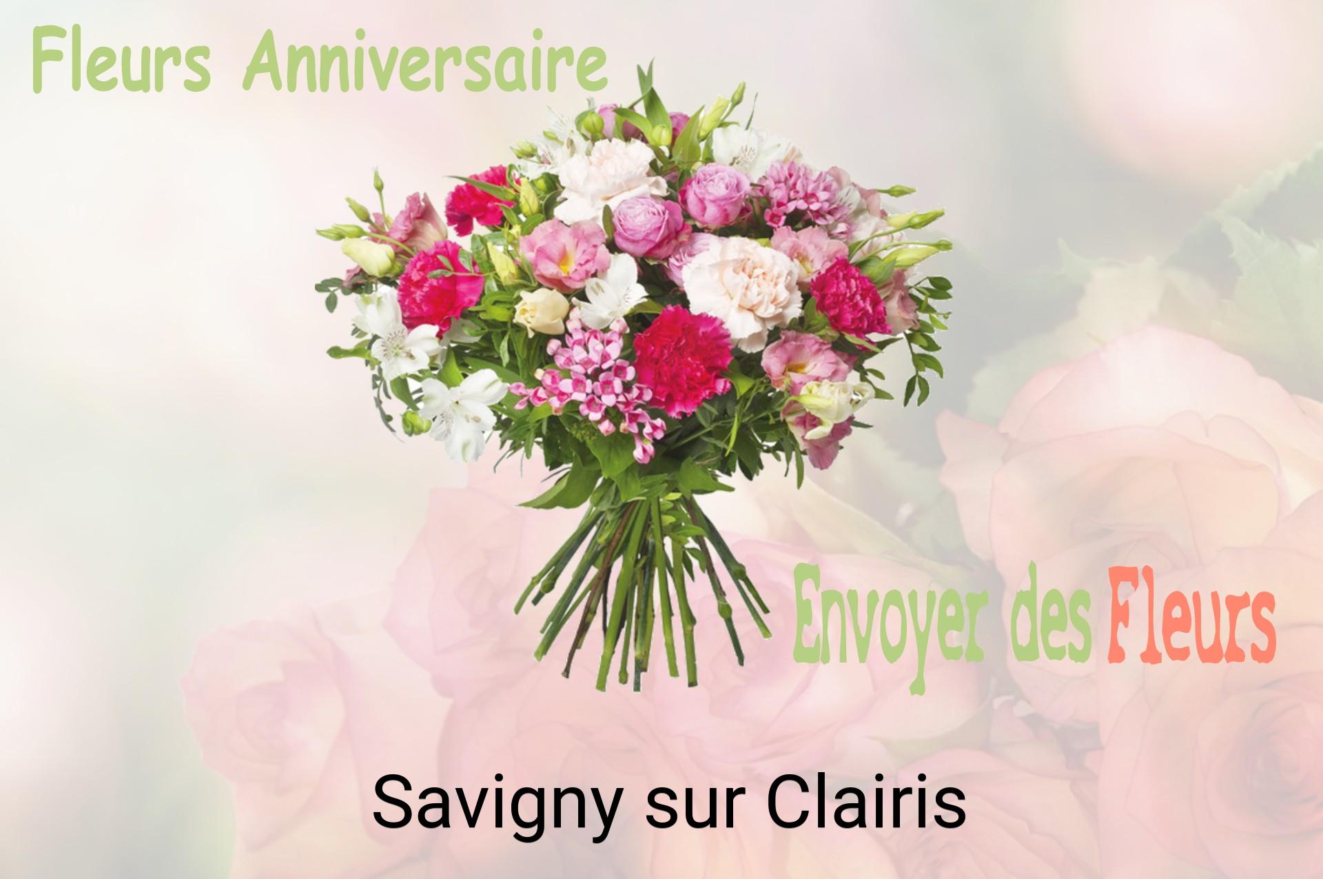 Bouquet de fleurs d’anniversaire livré à Savigny-sur-Clairis