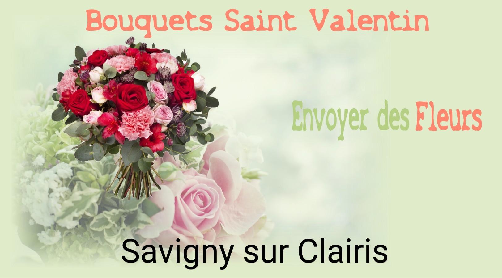 Roses de Saint-Valentin livrées à Savigny-sur-Clairis